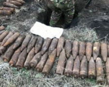 Под Кривым Рогом обнаружили более сотни боеприпасов