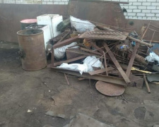 Более 700 тонн изъяли криворожские правоохранители из незаконного пункта приема металлолома (фото)