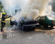 Пожежна небезпека у середмісті Кривого Рогу: загорілись одразу дві автівки