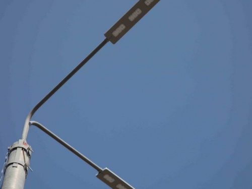 В Кривом Роге устанавливают светодиодное освещение (фото)