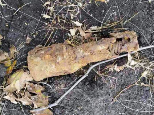 В Криворожском районе нашли старый боеприпас