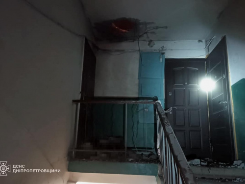 У Кривому Розі «Шахед» впав на дах житлового будинку: подробиці рятувальної операції (ФОТО)