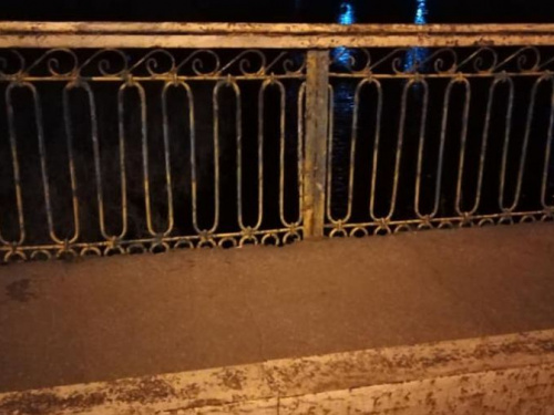 В Кривом Роге дети и собаки проваливаются в дыры Гданцевского моста