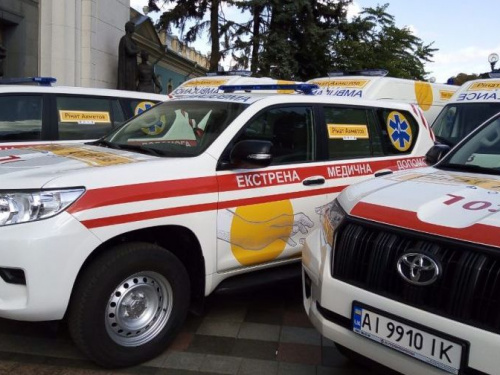 Криворожский район получил новенький автомобиль скорой медицинской помощи
