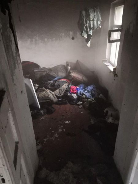 В Кривом Роге при тушении пожара спасатели обнаружили тело мужчины