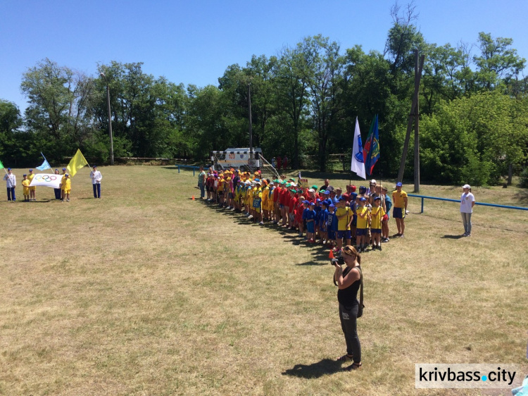 В Ингулецком районе Кривого Рога открылся детский лагерь «Олимпиец» (ФОТО)