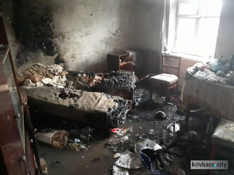 В Кривом Роге погиб мужчина из-за пожара в собственном доме