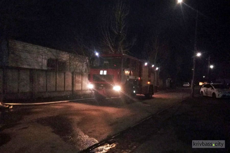 Ночью в Покровском районе горел гараж с автомобилем