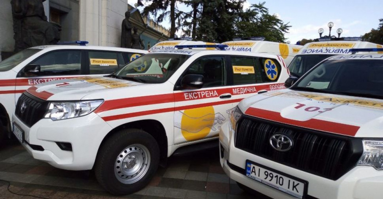 Криворожский район получил новенький автомобиль скорой медицинской помощи