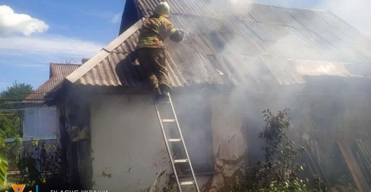 В одному з північних районів Кривого Рогу сталася пожежа