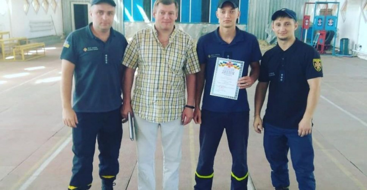 Спасатель из Кривого Рога "перекараулил" всех на Всеукраинских соревнованиях