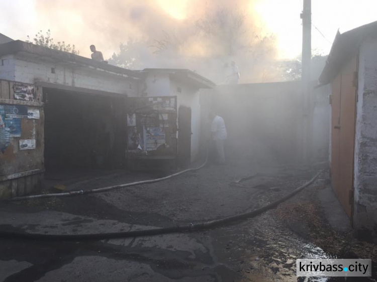 В Кривом Роге произошел пожар по улице Сичеславская (ФОТО)