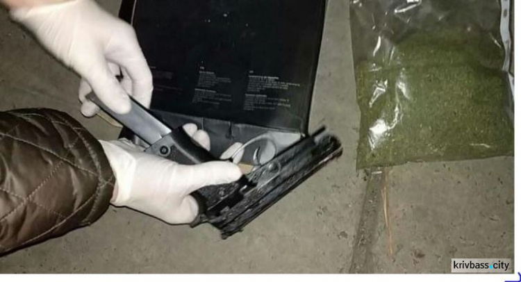 В Кривом Роге полицейские поймали мужчину с «травкой» и пистолетом (ФОТО)