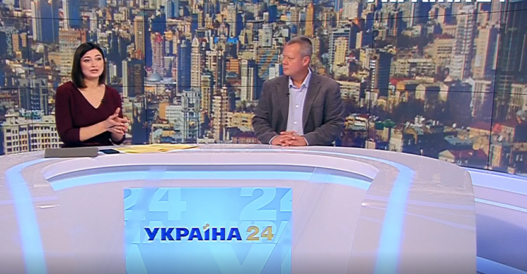 Стопкадр з відео програми каналу "Україна 24"